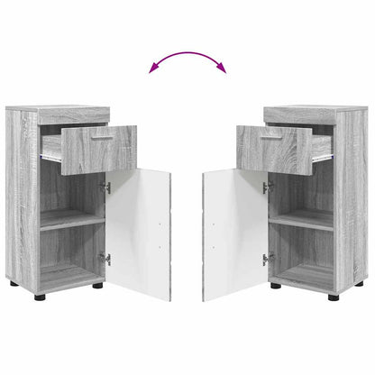 Set di mobili per il bagno con cassetto TULUM Grigio Sonoma | homemem39