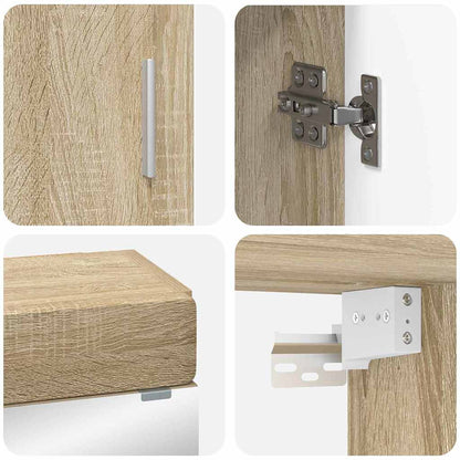 Set di mobili per il bagno TULUM 3 pz Rovere Sonoma