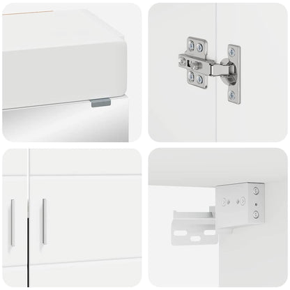 Set di mobili per il bagno TULUM 4 pcs Bianco 60 x 34 x 63 cm | homemem39