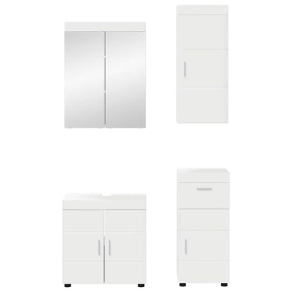 Set di mobili per il bagno TULUM 4 pcs Bianco 60 x 34 x 63 cm