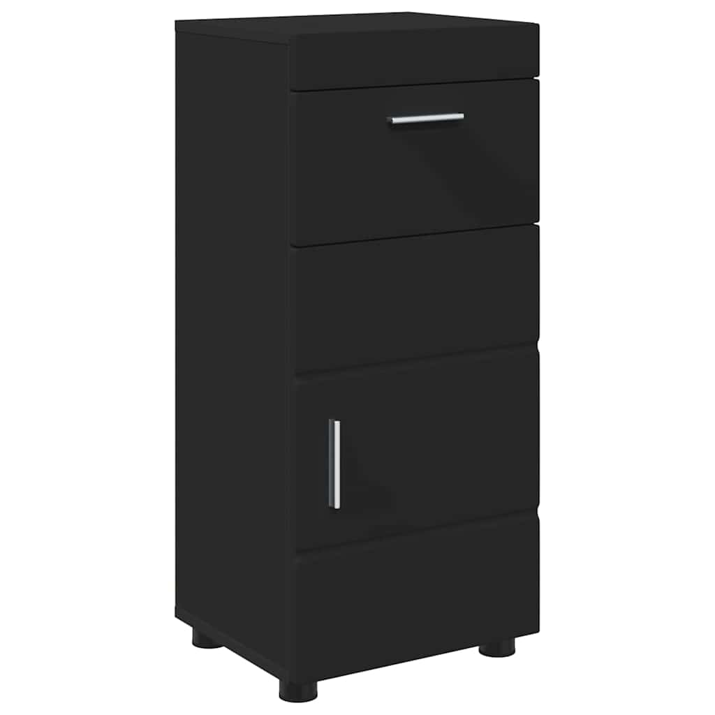 Set di mobili per il bagno TULUM 4 pcs Nero 60 x 34 x 63 cm | homemem39