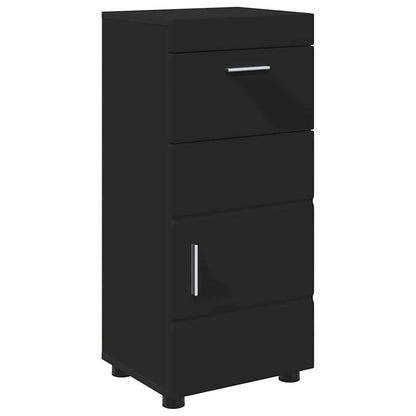 Set di mobili per il bagno TULUM 4 pcs Nero 60 x 34 x 63 cm | homemem39