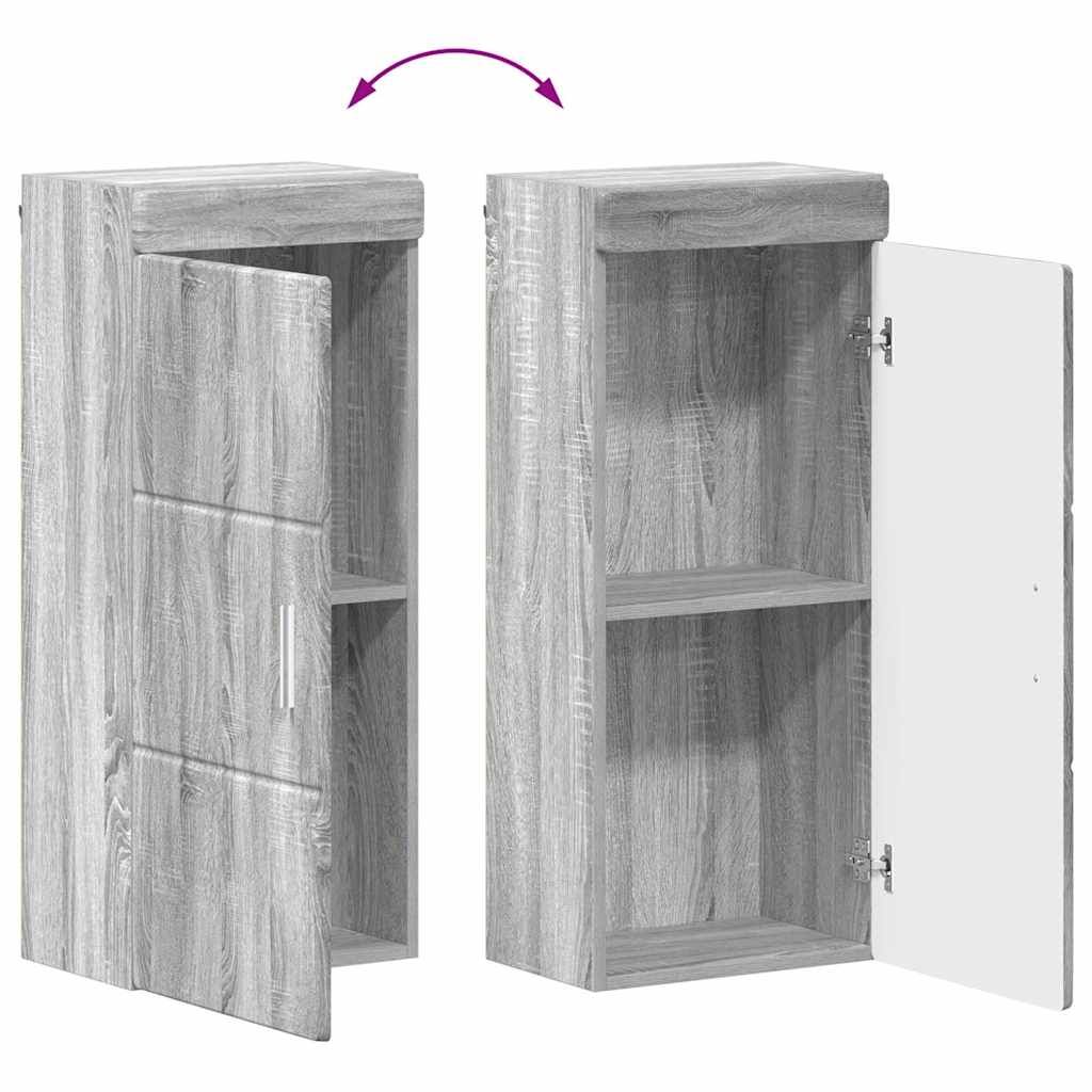Set di mobili per il bagno TULUM 4 pcs Grigio Sonoma | homemem39