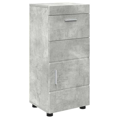Set di mobili per il bagno TULUM 5 pz Grigio cemento | homemem39