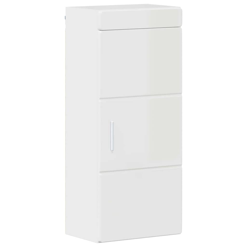 Set di mobili per il bagno TULUM 5 pz Bianco Lucido | homemem39