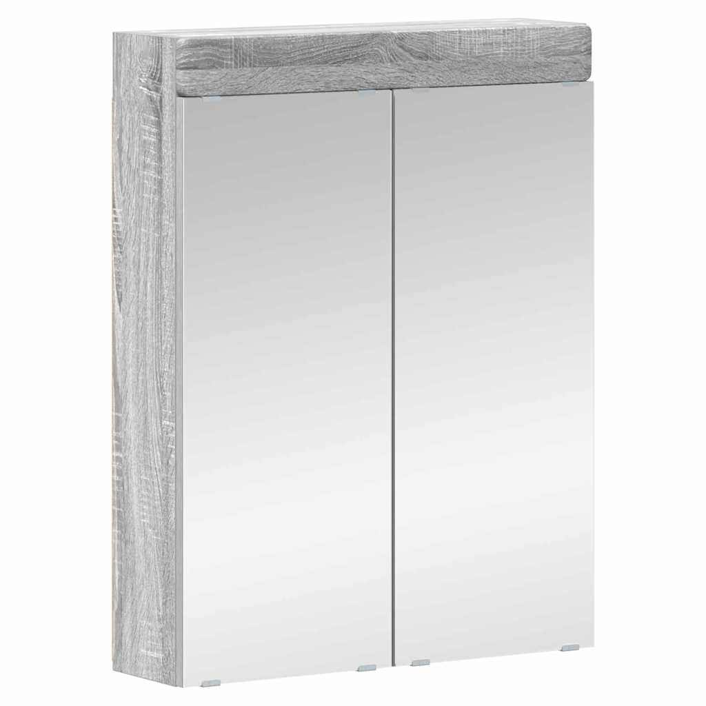 Set di mobili per il bagno TULUM 5 pcs Grigio Sonoma | homemem39