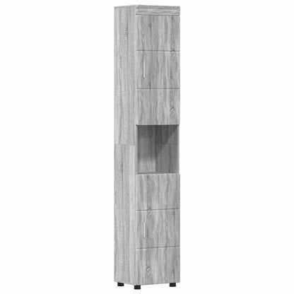 Set di mobili per il bagno TULUM 5 pcs Grigio Sonoma | homemem39