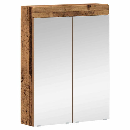 Set di mobili per il bagno TULUM 5 pcs Legno vecchio | homemem39