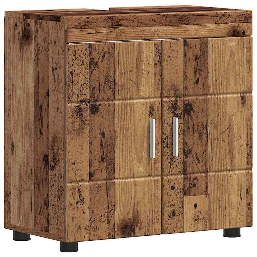 Set di mobili per il bagno TULUM 5 pcs Legno vecchio | homemem39