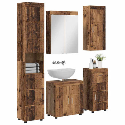 Set di mobili per il bagno TULUM 5 pcs Legno vecchio