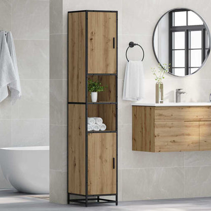 Set di mobili per il bagno con lo scaffale Rovere artigianale | homemem39