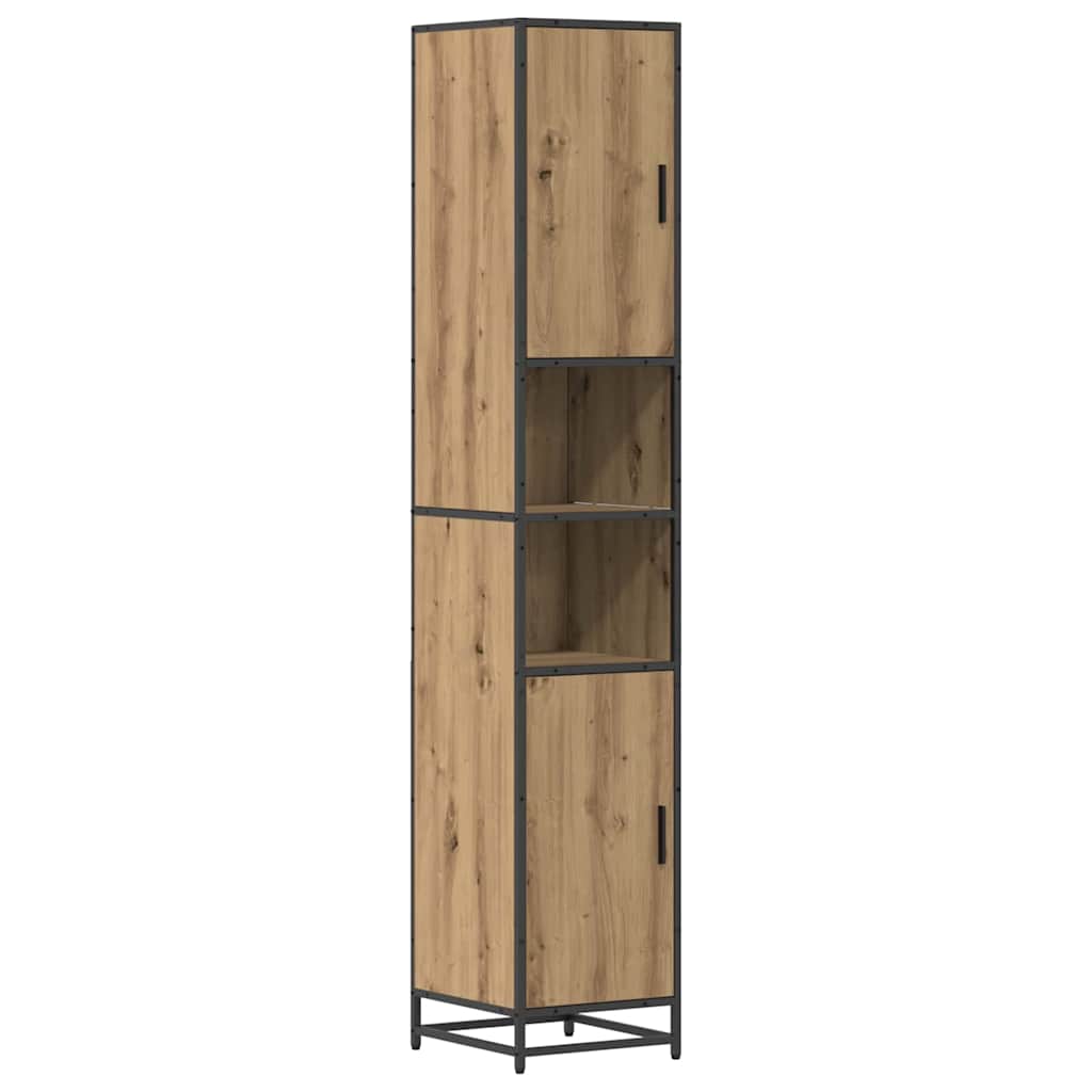 Set di mobili per il bagno con lo scaffale Rovere artigianale