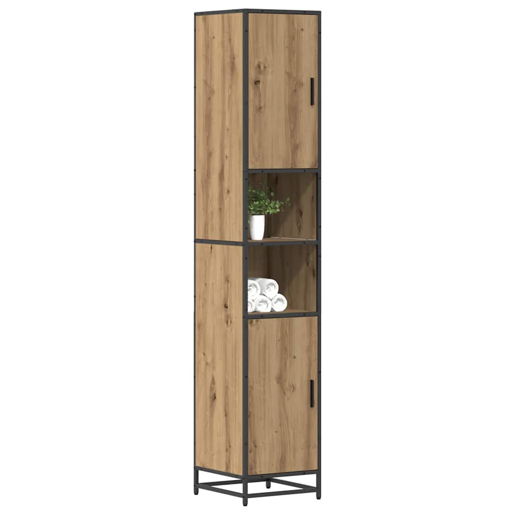 Set di mobili per il bagno con lo scaffale Rovere artigianale | homemem39