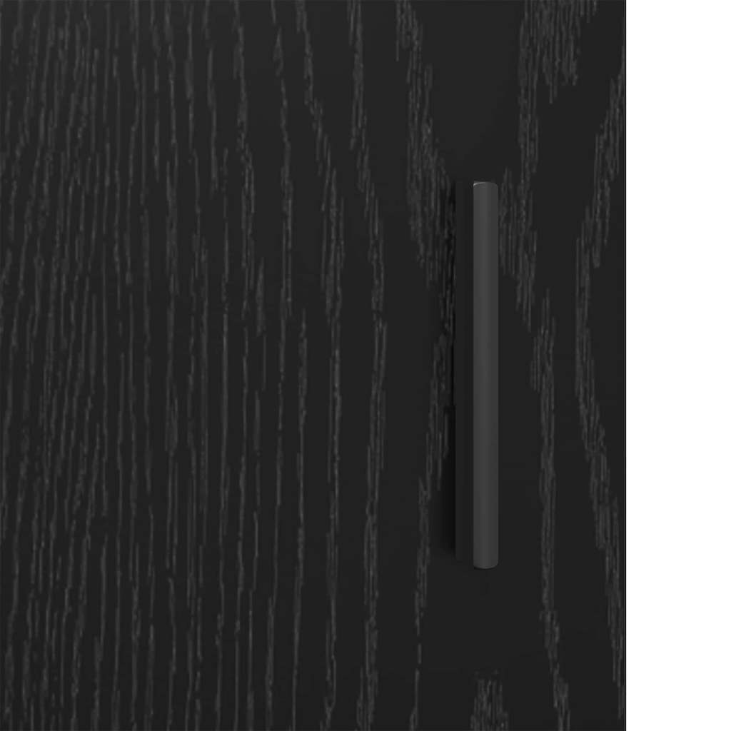 Set di mobili per il bagno Rovere Nero 35 x 37,5 x 188,5 cm | homemem39