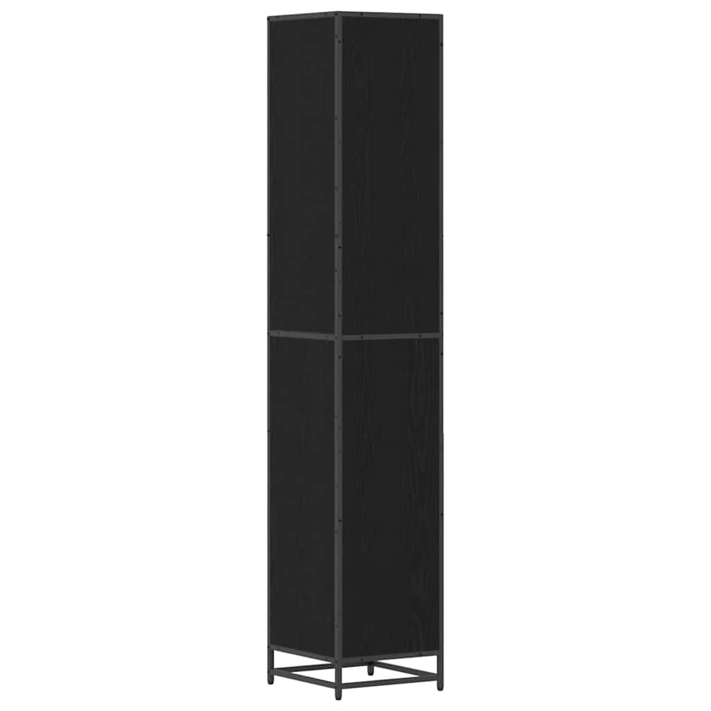Set di mobili per il bagno Rovere Nero 35 x 37,5 x 188,5 cm | homemem39