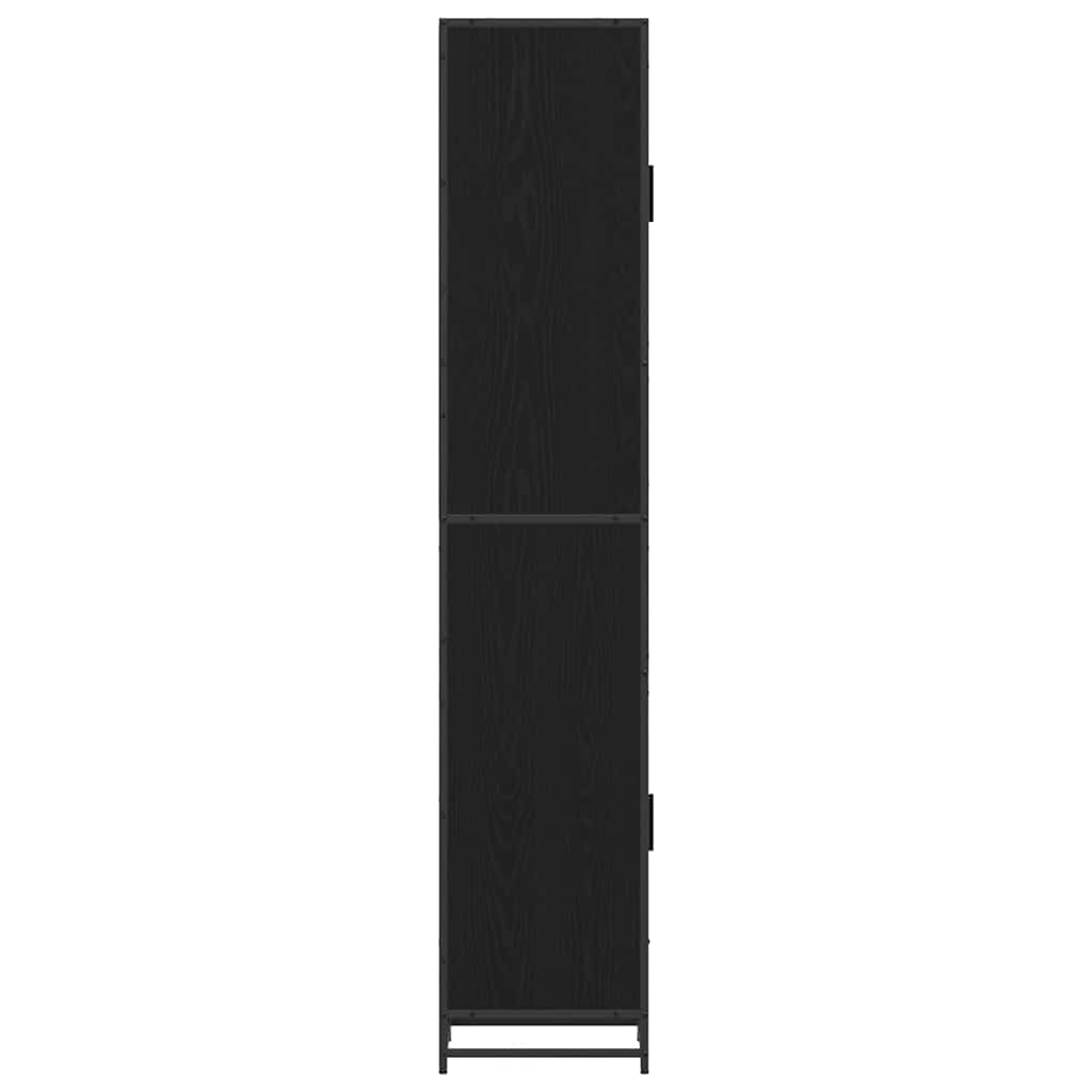 Set di mobili per il bagno Rovere Nero 35 x 37,5 x 188,5 cm | homemem39