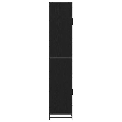 Set di mobili per il bagno Rovere Nero 35 x 37,5 x 188,5 cm | homemem39