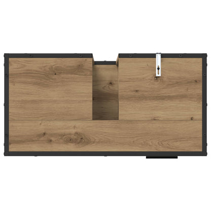 Set di mobili per il bagno con porta 2 pcs Rovere artigianale | homemem39
