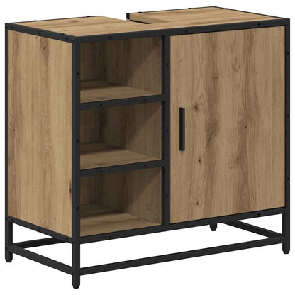 Set di mobili per il bagno 3 pz Rovere artigianale | homemem39