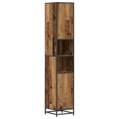 Set di mobili per il bagno con cassetto 3 pcs Legno vecchio | homemem39