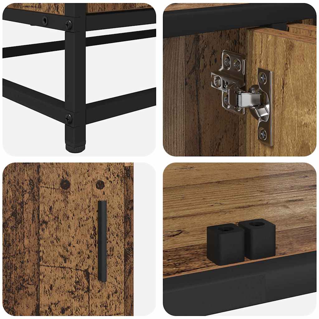 Unità TV 2 pcs Legno vecchio 210 x 35 x 41 cm Legno multistrato