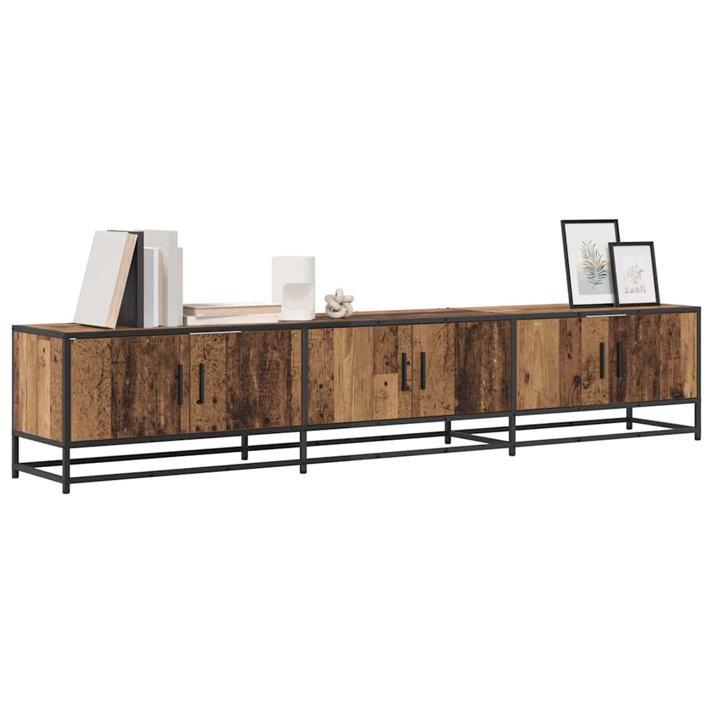 Unità TV 2 pcs Legno vecchio 210 x 35 x 41 cm Legno multistrato