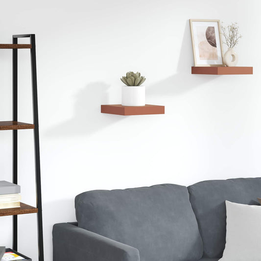 Scaffale da parete Rosso 23 x 23,5 x 4 cm Legno multistrato