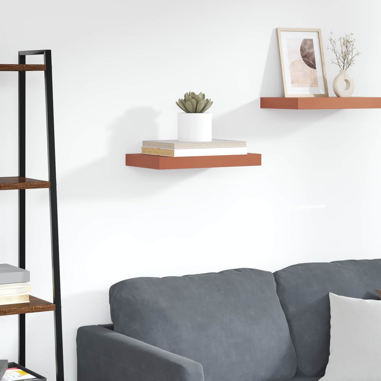 Scaffale da parete Rosso 40 x 23,5 x 4 cm Legno multistrato