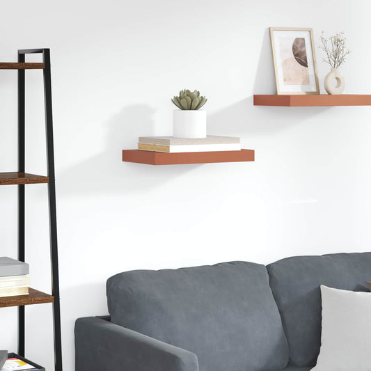 Scaffale da parete Rosso 40 x 23,5 x 4 cm Legno multistrato