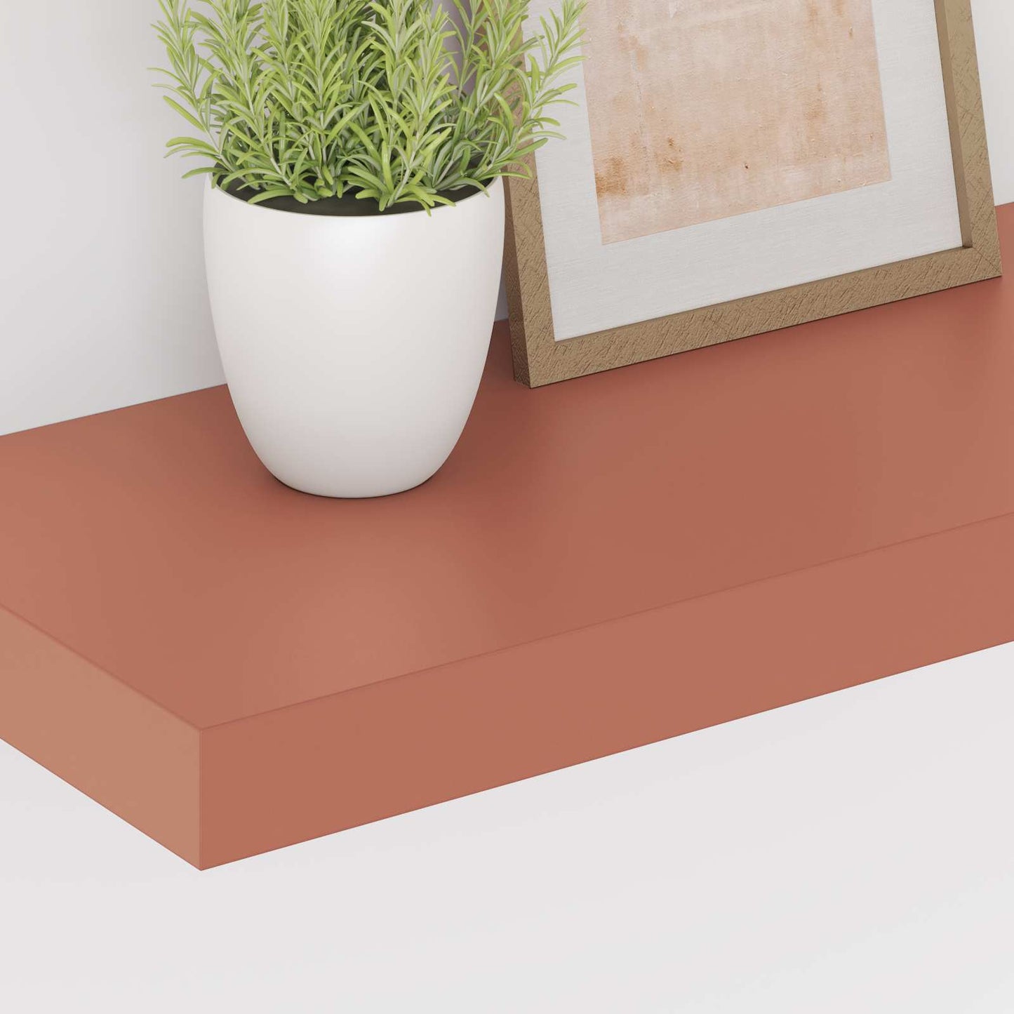 Scaffale da parete Rosso 50 x 23 x 4 cm Legno multistrato