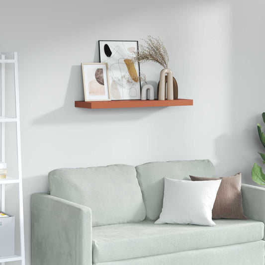 Scaffale da parete Rosso 90 x 23,5 x 4 cm Legno multistrato