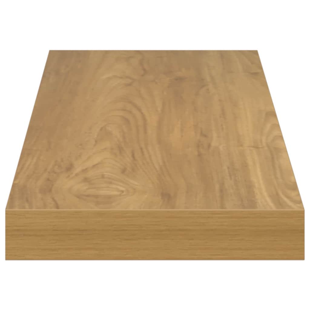 Scaffale da parete 2 pz Marrone 60 x 23,5 x 3,8 cm
