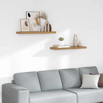 Scaffale da parete 2 pcs Marrone 90 x 23,5 x 4 cm