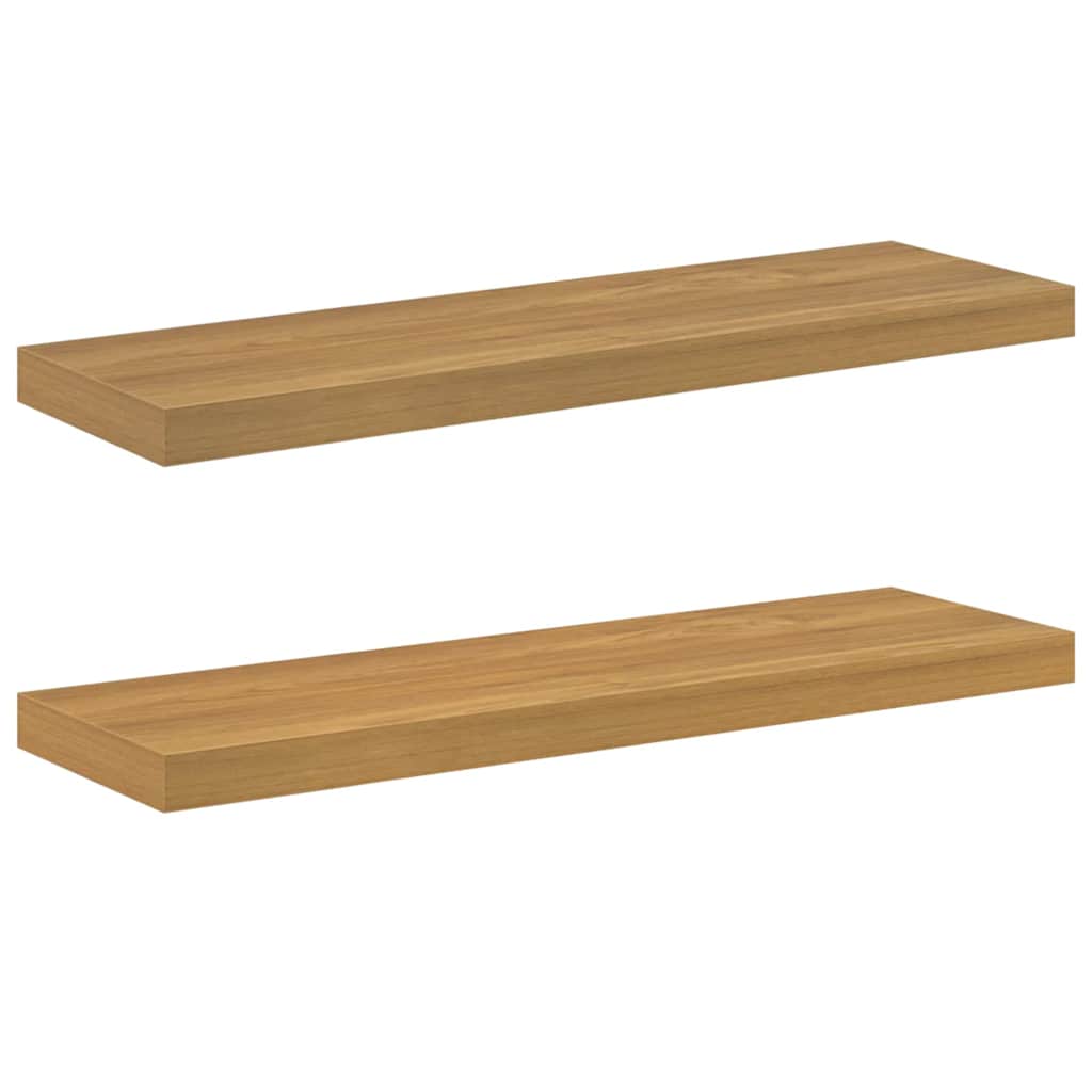 Scaffale da parete 2 pcs Marrone 90 x 23,5 x 4 cm