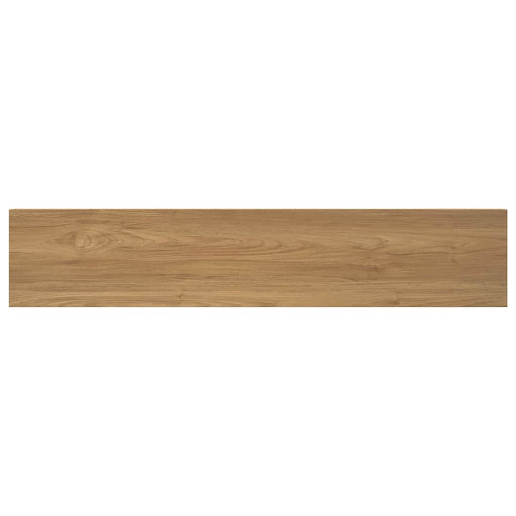 Scaffale da parete A parete 2 pz Marrone 120 x 23,5 x 3,8 cm | homemem39