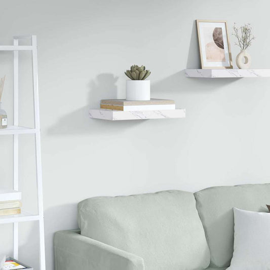 Scaffale da parete Marmo Bianco 40 x 23,5 x 4 cm