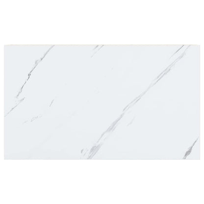Scaffale da parete 2 pcs Marmo Bianco 40 x 23,5 x 4 cm | homemem39