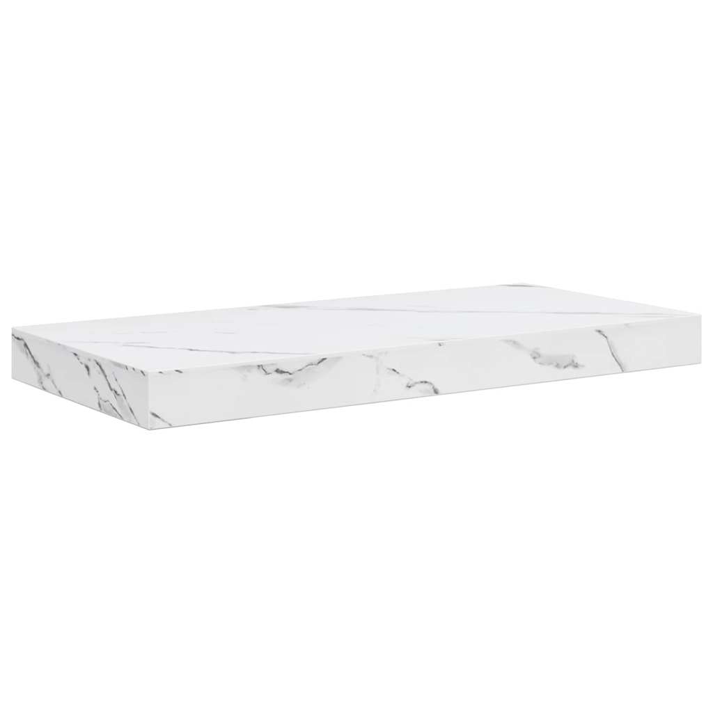 Scaffale da parete A parete Marmo Bianco 50 x 23,5 x 3,8 cm