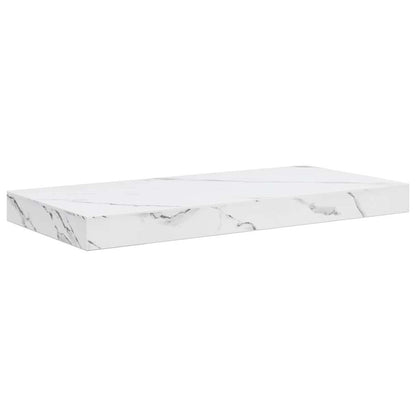 Scaffale da parete A parete Marmo Bianco 50 x 23,5 x 3,8 cm