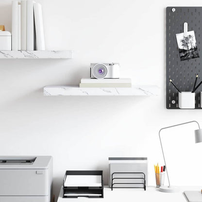 Scaffale da parete Marmo Bianco 50 x 23 x 4 cm