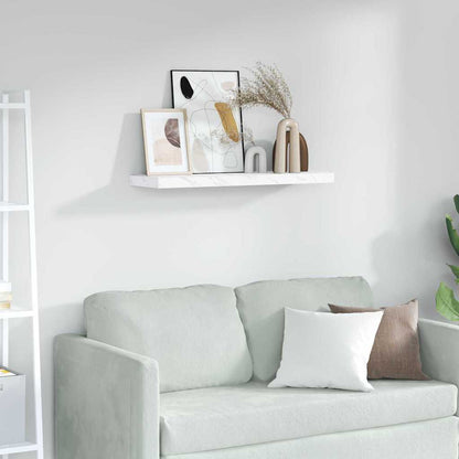 Scaffale da parete Marmo Bianco 80 x 23,5 x 4 cm