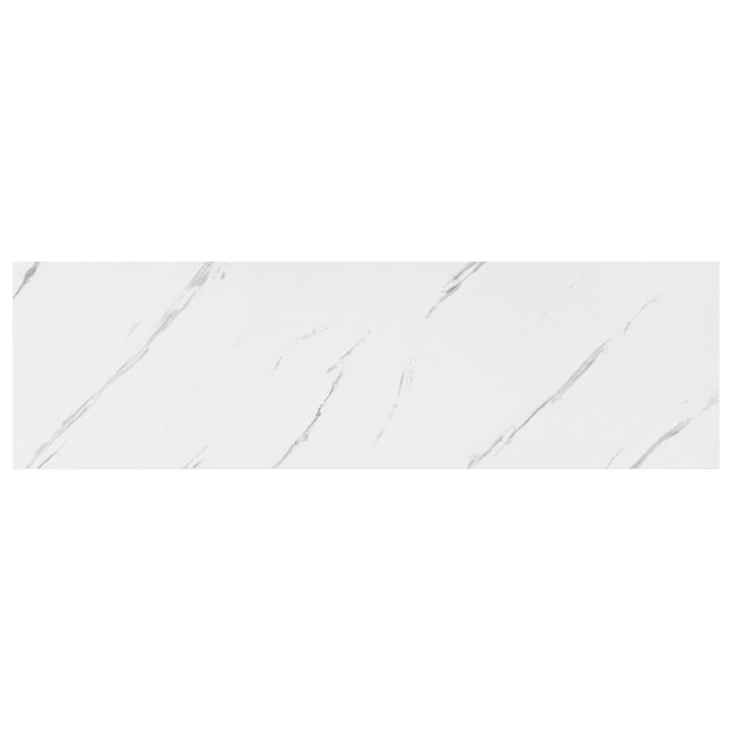 Scaffale da parete 2 pcs Marmo Bianco 90 x 23,5 x 4 cm | homemem39
