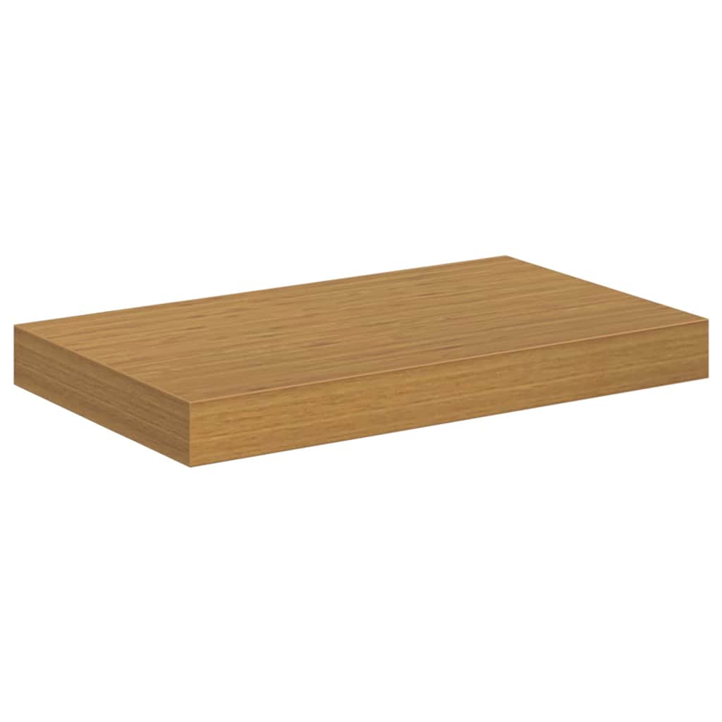 Scaffale da parete 2 pz Beige 40 x 23,5 x 3,8 cm
