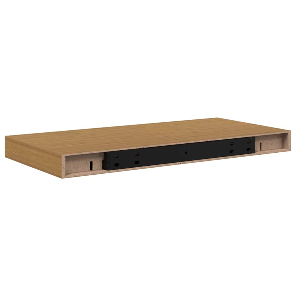 Scaffale da parete 2 pcs Beige 50 x 23 x 4 cm Legno multistrato