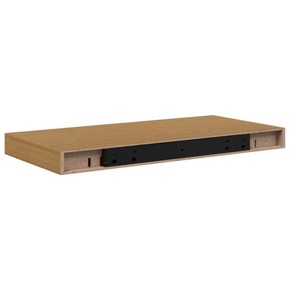 Scaffale da parete 2 pcs Beige 50 x 23 x 4 cm Legno multistrato