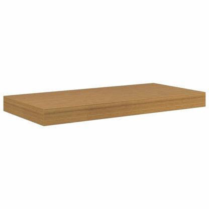 Scaffale da parete 4 pz Beige 50 x 23,5 x 3,8 cm