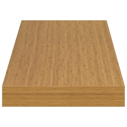 Scaffale da parete 2 pz Beige 60 x 23,5 x 3,8 cm