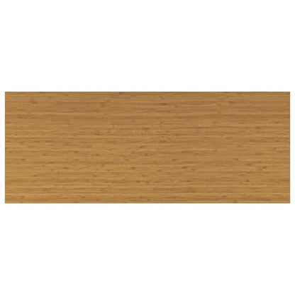 Scaffale da parete 2 pz Beige 60 x 23,5 x 3,8 cm