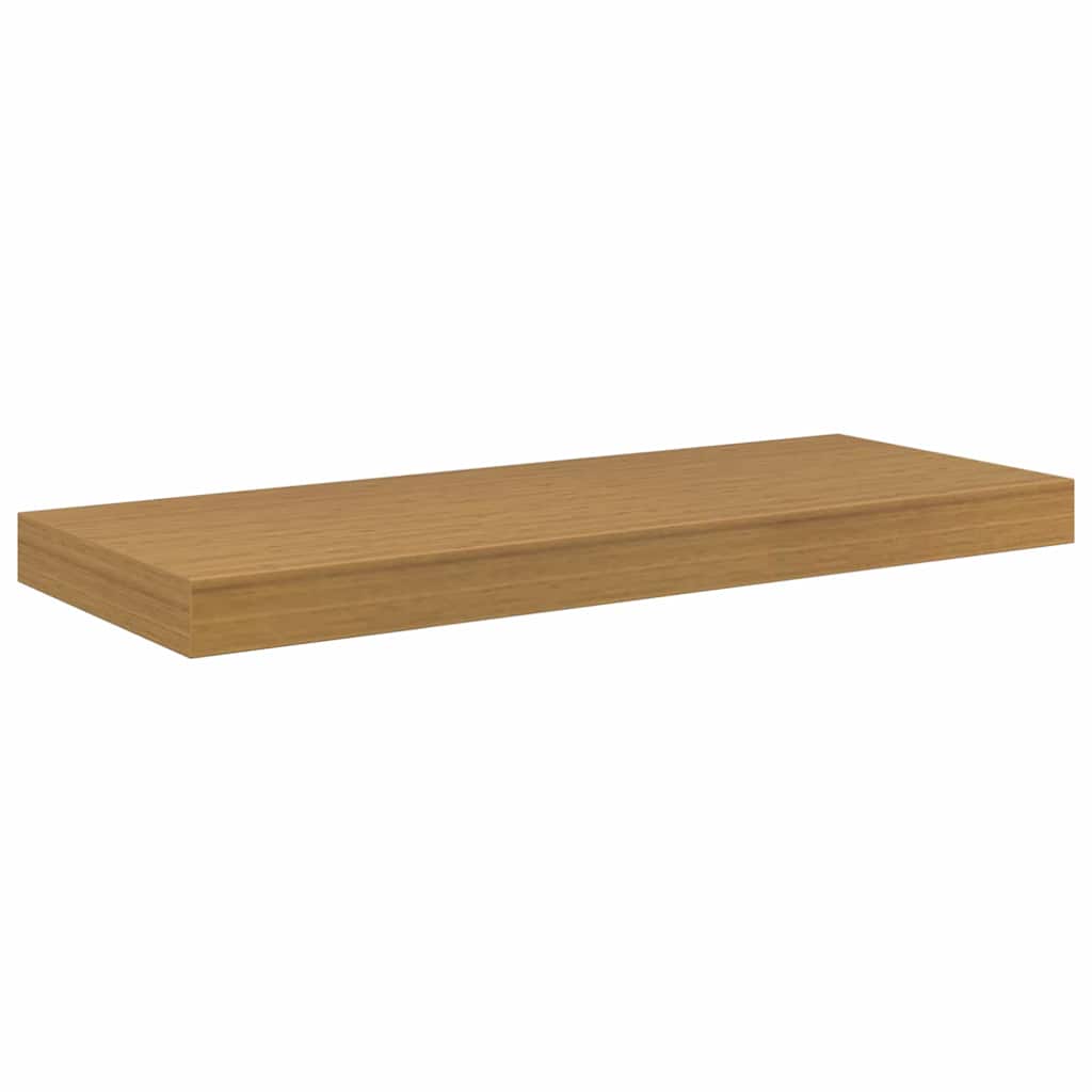 Scaffale da parete 4 pz Beige 60 x 23,5 x 3,8 cm