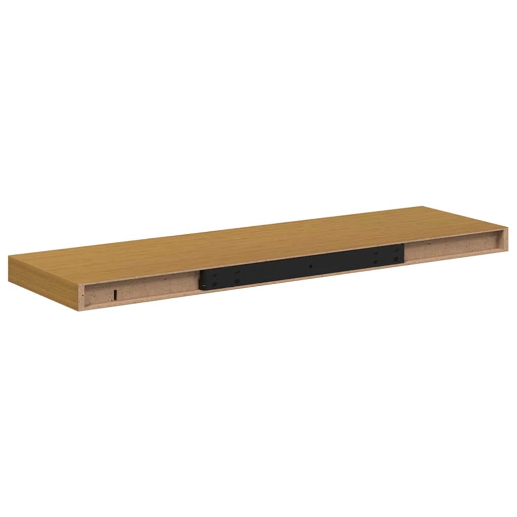 Scaffale da parete 2 pcs Beige 80 x 23,5 x 4 cm